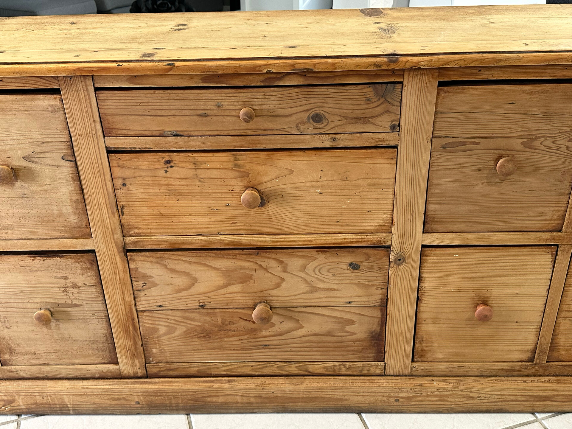 Vintage 1950s workshop sideboard