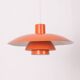 Danish Chandelier Model 4/3 Vintage 60s Design Louis Poulsen