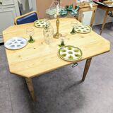 Farmhouse Table with Drop Leaf