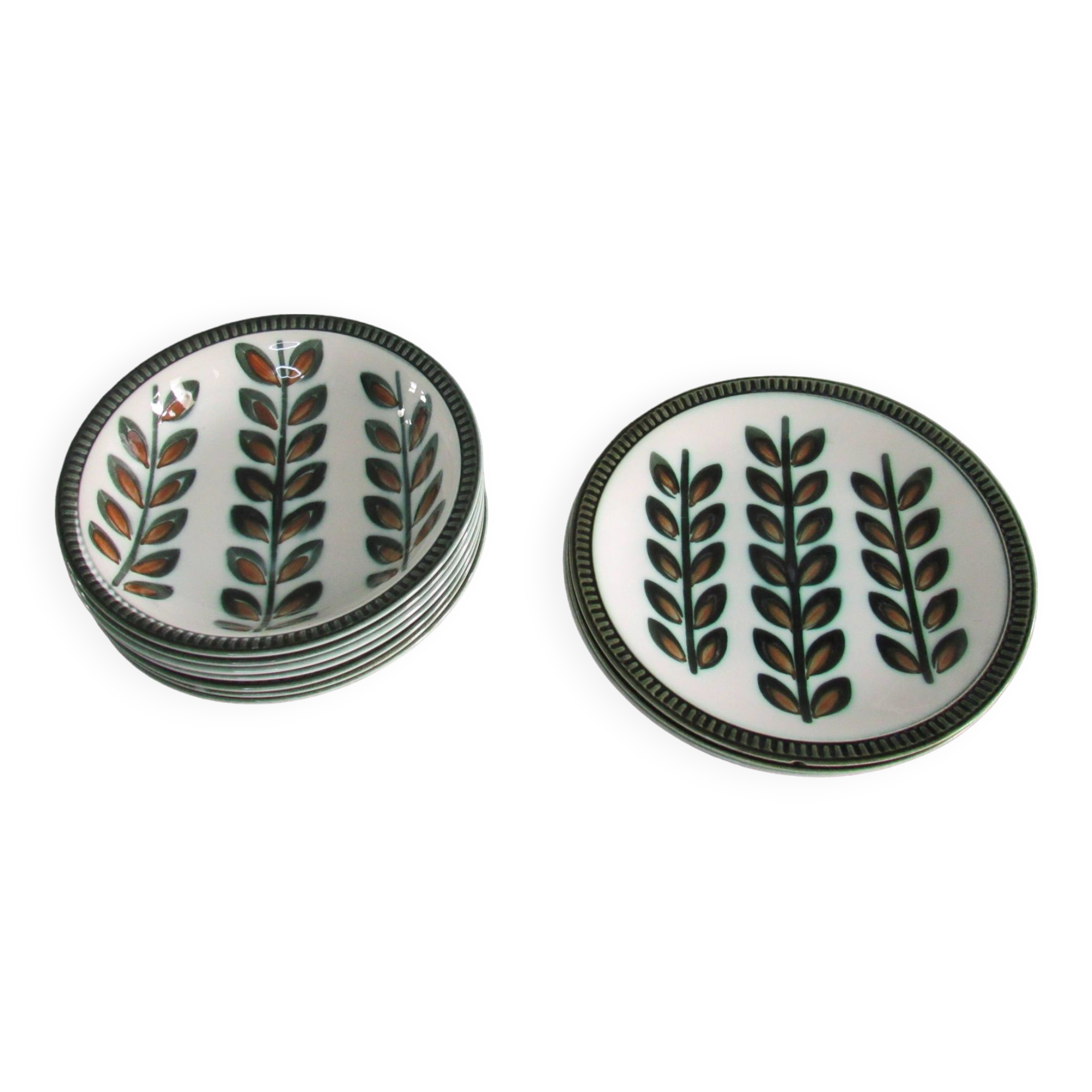 Lot 10 Rambouillet model plates Boch Belgium