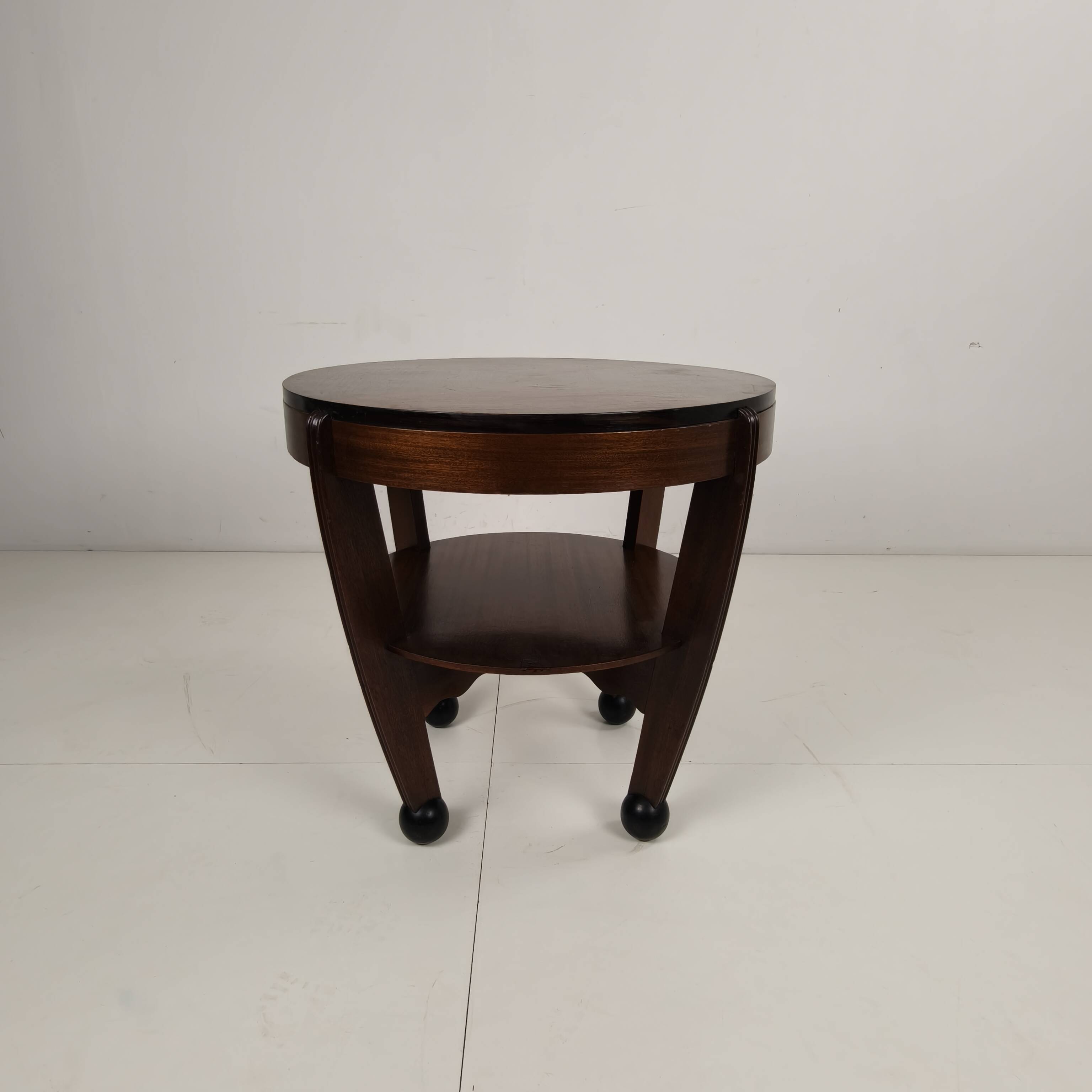 Art Deco Coffee Table – Amsterdam School, The Netherlands, 1930s