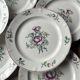 Set of 10 flat plates Villeroy & Boch – bucolic design – 24.5 cm