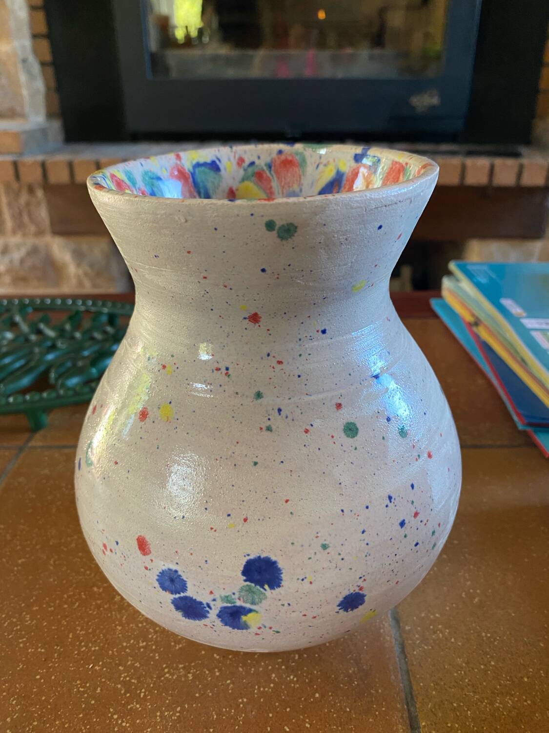 Vase tacheté