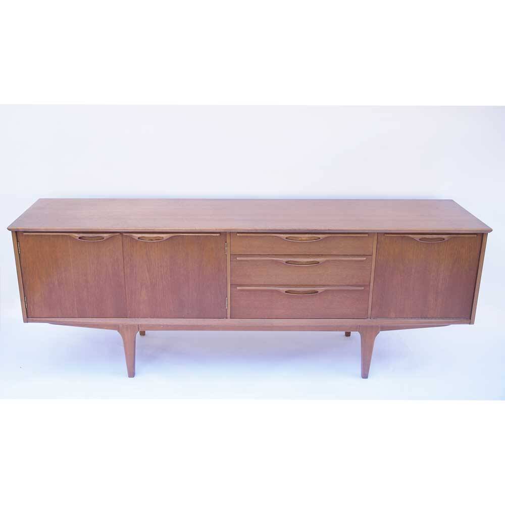 Long vintage Scandinavian Jentique sideboard
