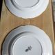 Vegetable lot & 4 matching flat plates Digoin Sarreguemines