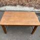 19th century solid oak farmhouse table, 140x80cm