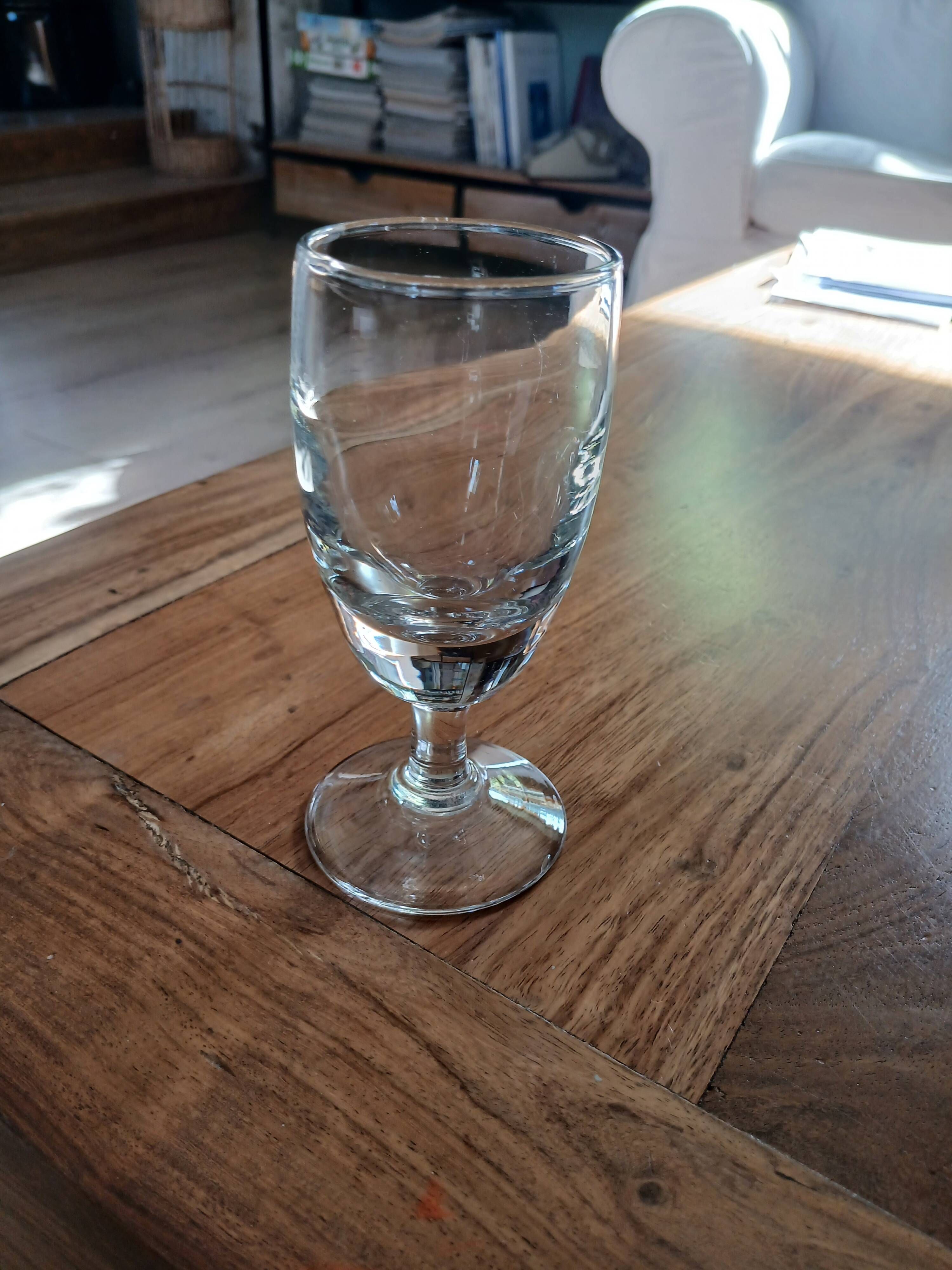 6 antique absinthe glasses