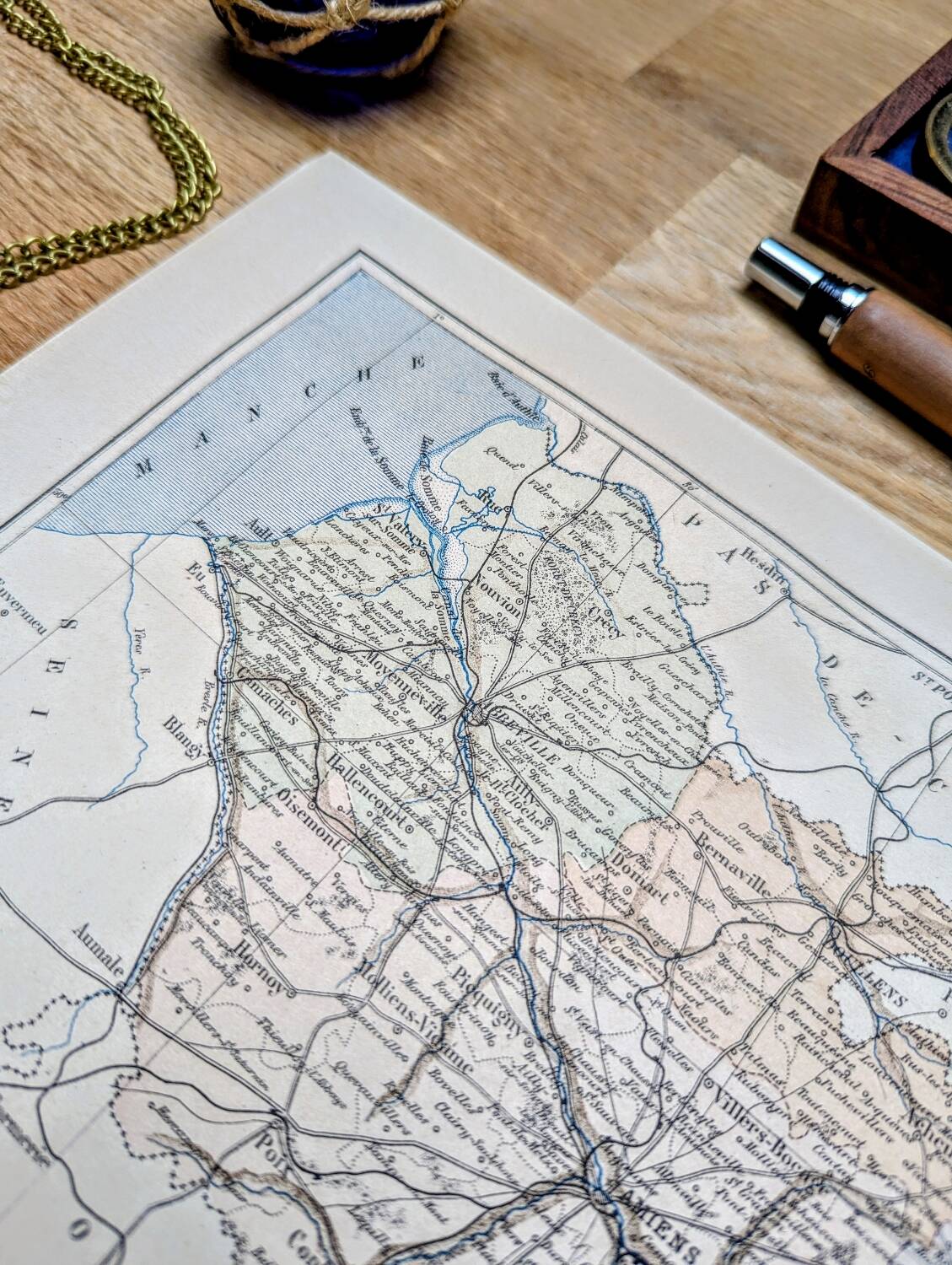 Printed in 1889, Somme, Hauts-de-France.