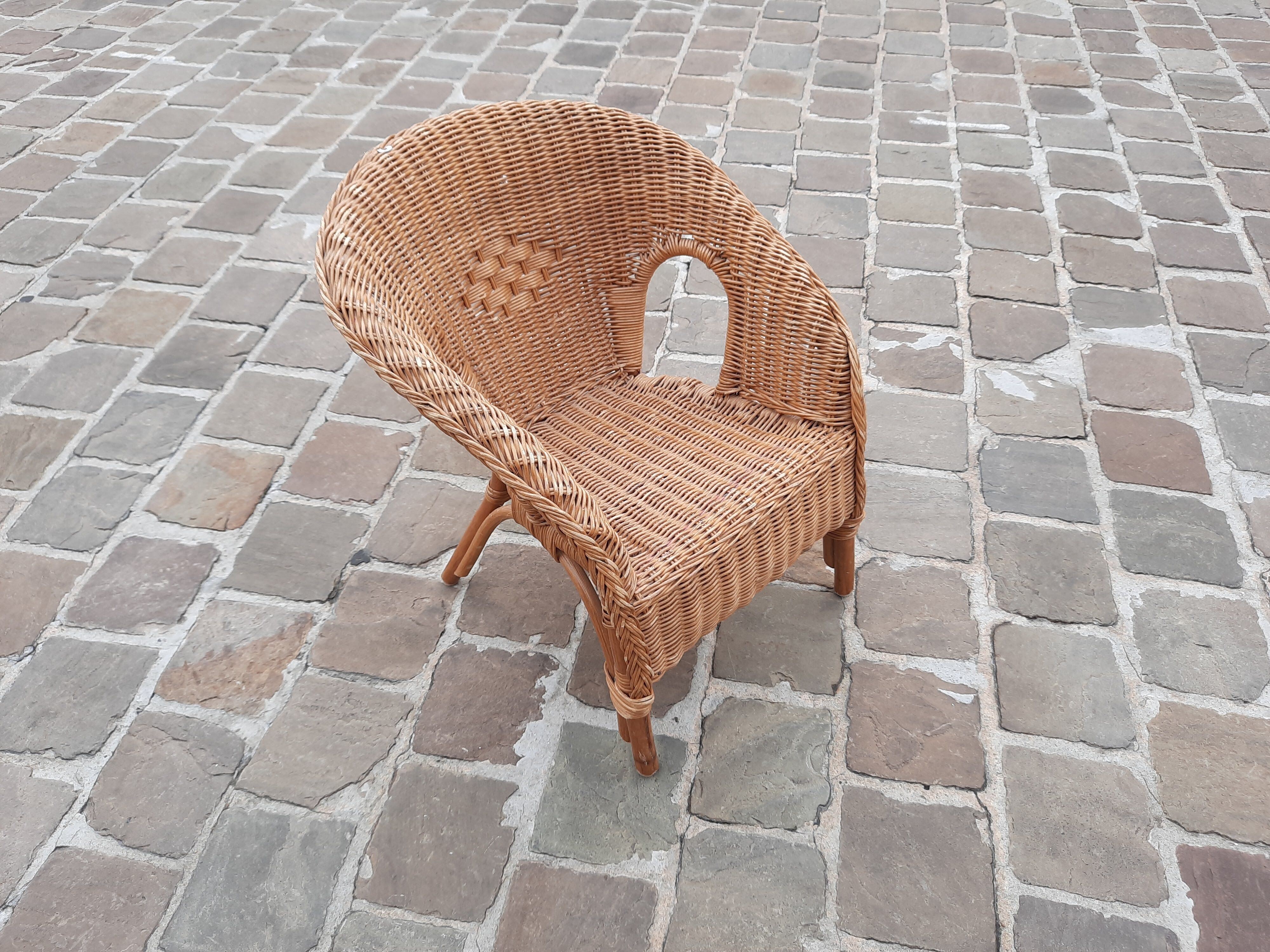 Child rattan chair