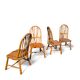 4 x Welsh stick back chairs
