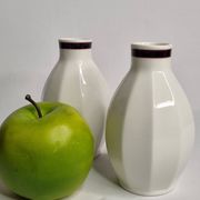 Set of 2 Villeroy & Boch porcelain bottles – GEO model, Luxembourg, 11