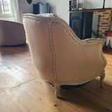 Louis XV style sofa and 2 armchairs