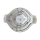 Set of 4 porcelain dishes with fire L. Lourioux de Foecy