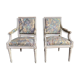 Paire de fauteuils cabriolets de style Louis XVI