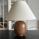 solid wood lamp from the 1960s