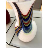 Contemporany vase murrine in murano glass