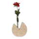 Fratelli Manelli style Travertine and glass test tube vase