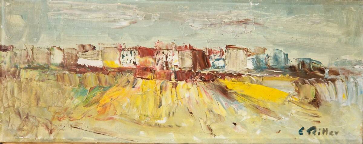 Alsatian Village by Etienne Ritter (1934-1994)