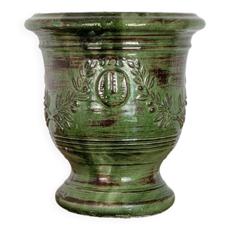 Uzes glazed earthenware planter