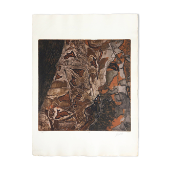 Lithograph of "Israel" by Joelle SERVE, signed