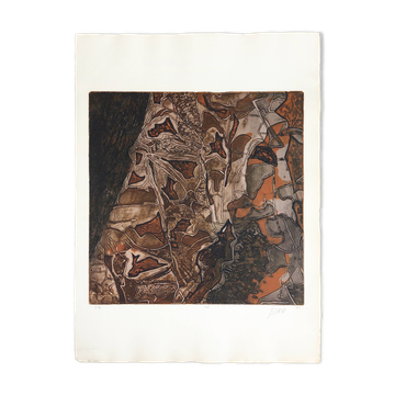 Lithograph of "Israel" by Joelle SERVE, signed