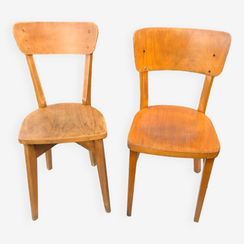 Chaises bistrot vintage .