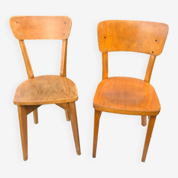 Vintage bistro chairs.