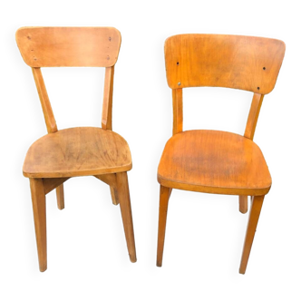 Vintage bistro chairs.