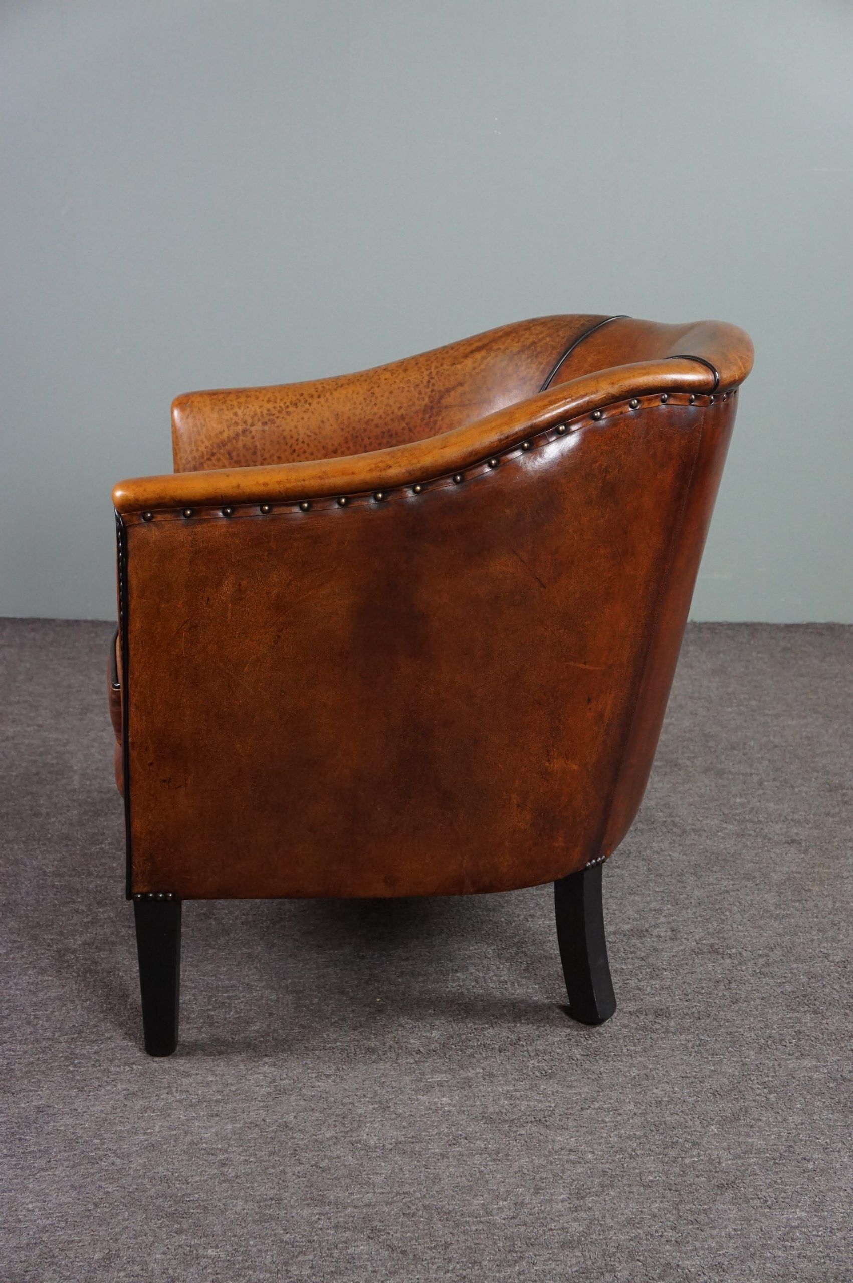 Sheepskin armchair