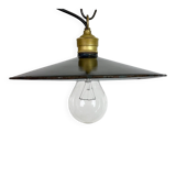 Industrial Dark Blue Enamel Light, 1930s