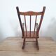 Old wooden rocking-chair for doll - 60s