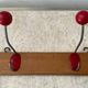 Vintage wooden coat rack from the 50s
