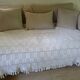 Antique crochet bedspread/plaid