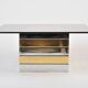 Low brass & chrome table