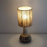 Danish ceramic and rope lamp 1960
