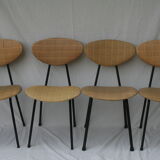 Lot de 6 chaises des année 70
