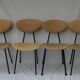 Lot de 6 chaises des année 70
