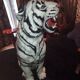 Ceramic large white tiger