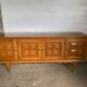 Scandinavian type oak and oak veneer cabinet nf 1950