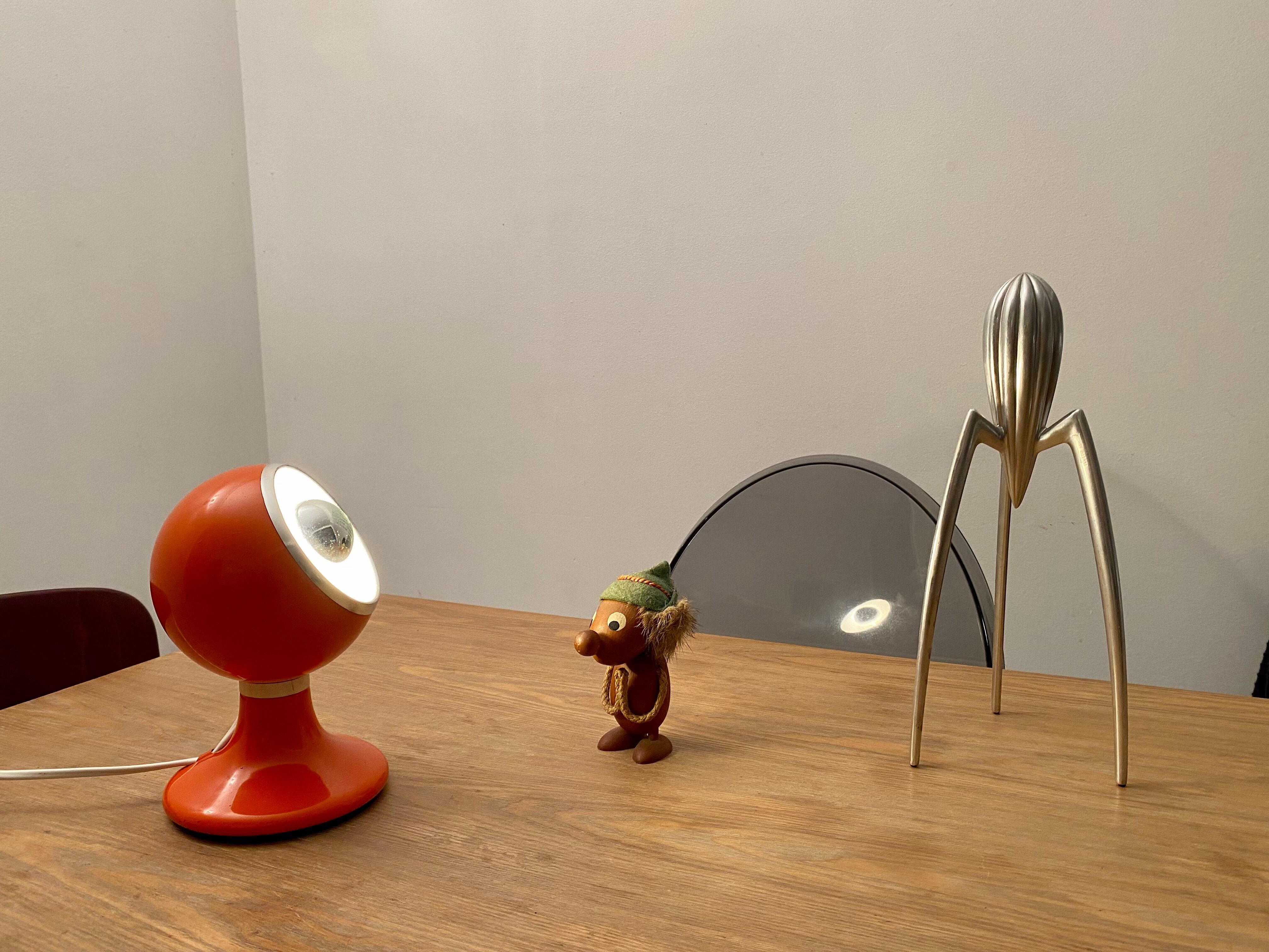 Magnetic eyeball lamp Luci italy vintage design 70s original