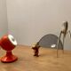 Magnetic eyeball lamp Luci italy vintage design 70s original