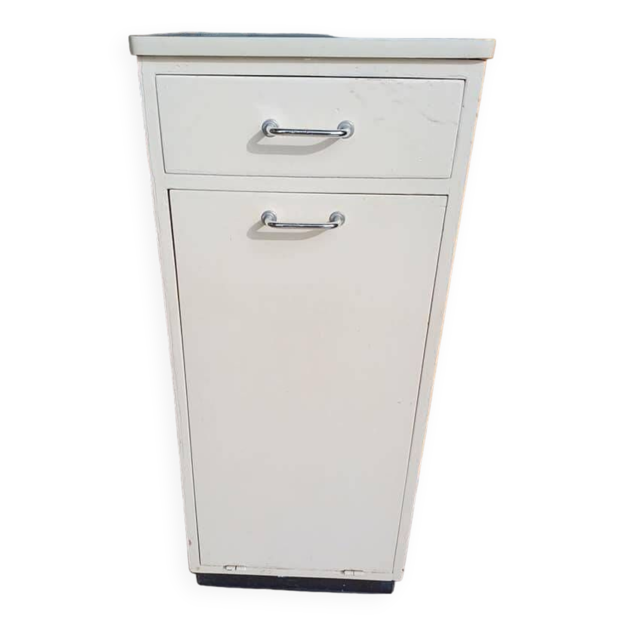 Meuble vintage en bois et formica