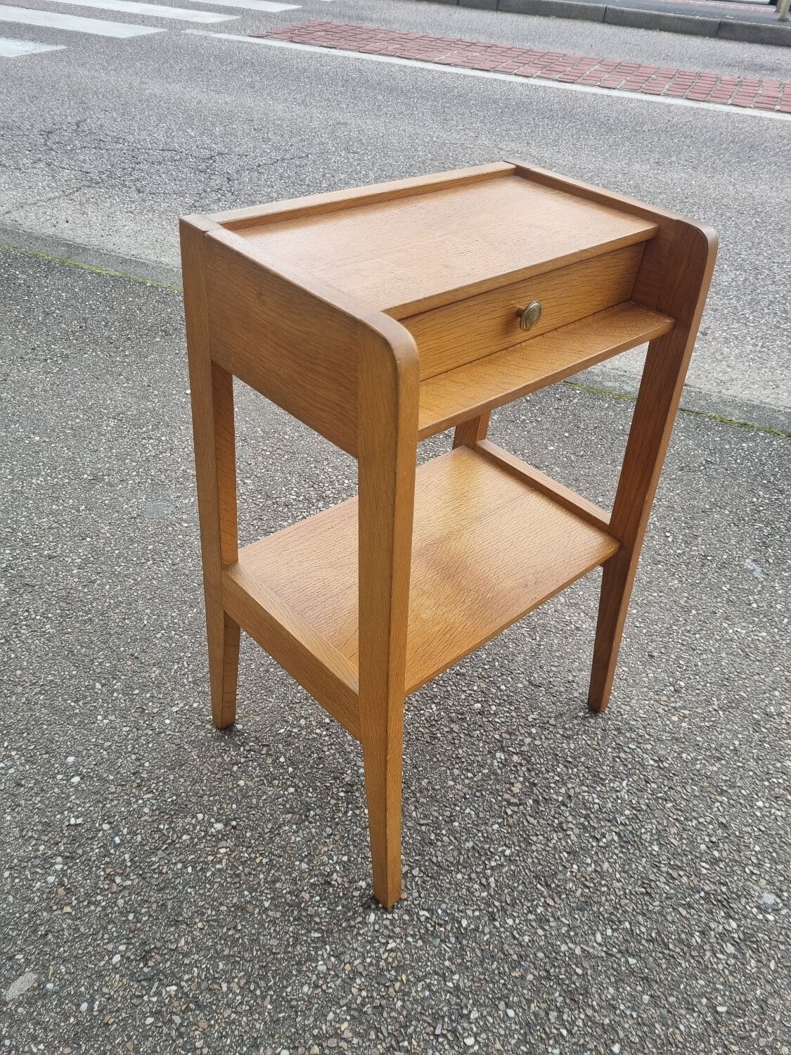 Vintage Scandinavian bedside table