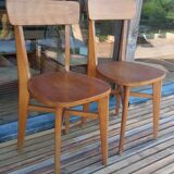 Pair of 1950s bistro chairs