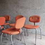 Set of 5 steelcase strafor chairs