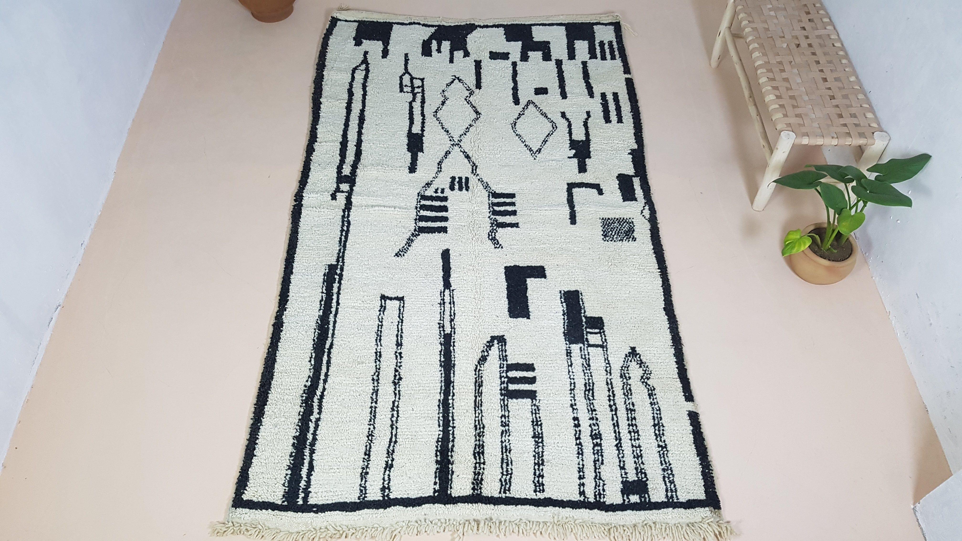 Tapis Beni Ouarain, 275 x 155 cm