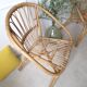 Pair of rattan armchairs