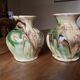 Flamed terracotta vases