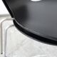 Chairs set by Arne Jacobsen for Fritz Hansen in black matt 60