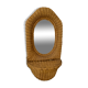 Mirror wicker